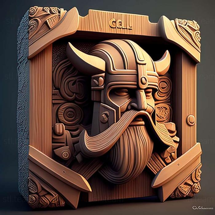 3D model Clash of Clans game (STL)